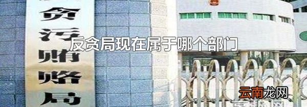 反贪局现在属于哪个部门