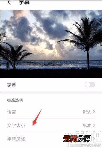 华为手机设置字幕字体大小的方法