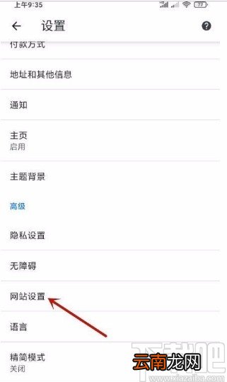 谷歌浏览器app开启广告屏蔽功能的方法