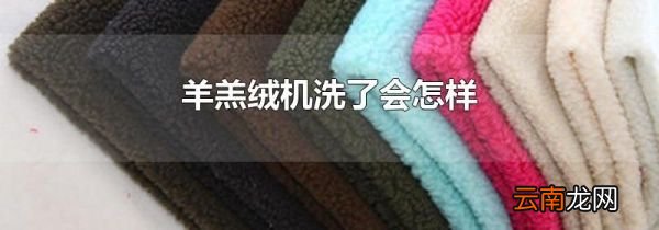 羊羔绒机洗了会怎样