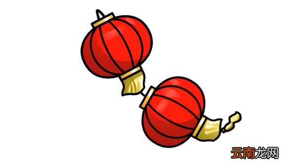 新年灯笼简笔画