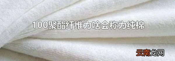 100聚酯纤维为啥会称为纯棉