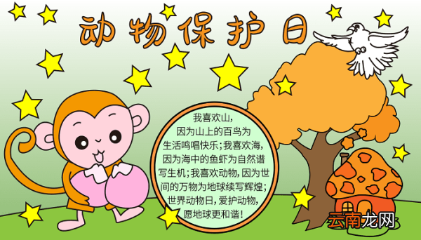 动物保护日的手抄报图片 动物保护日的手抄报怎么画