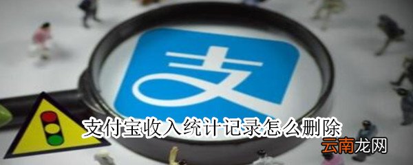 支付宝收入统计记录怎么删除