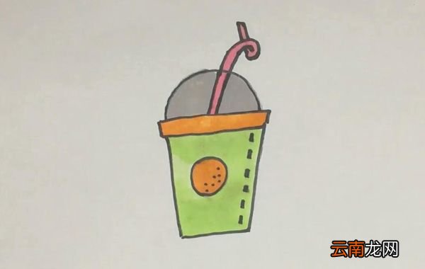 饮料简笔画