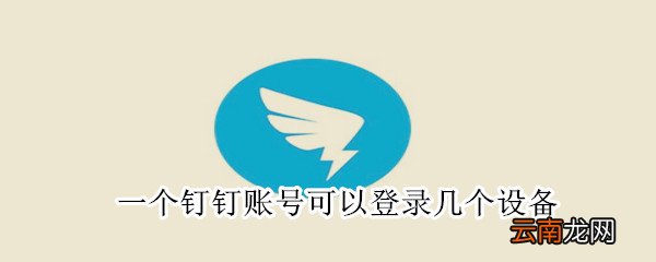 一个钉钉账号可以登录几个设备