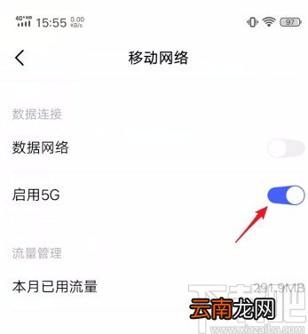 vivo手机开启5G网络的方法