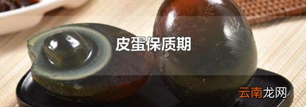 皮蛋保质期