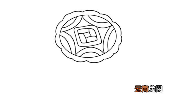 月饼图片简笔画画法月饼图片简笔画步骤