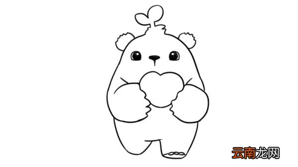 萌芽熊简笔画