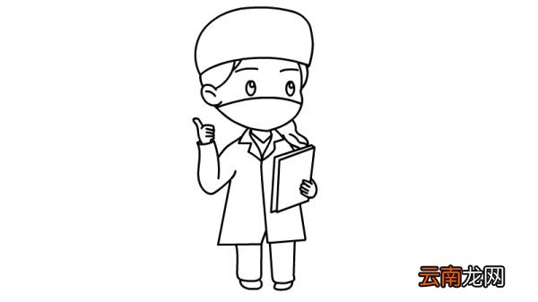 护士简笔画