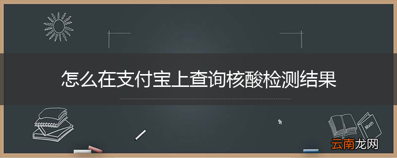 怎么在支付宝上查询核酸检测结果