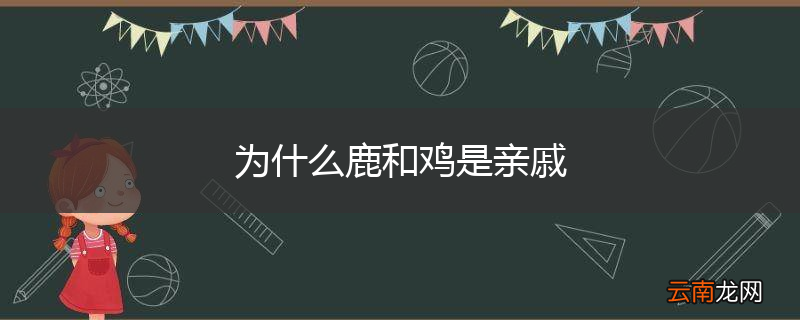 为什么鹿和鸡是亲戚