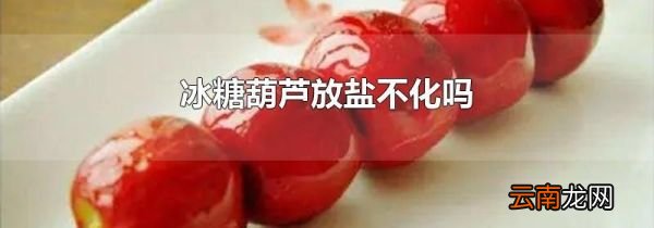 冰糖葫芦放盐不化吗