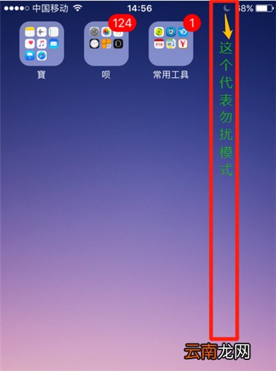手机上有个月亮标志是什么意思