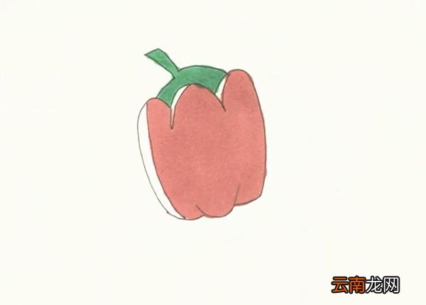 彩椒简笔画