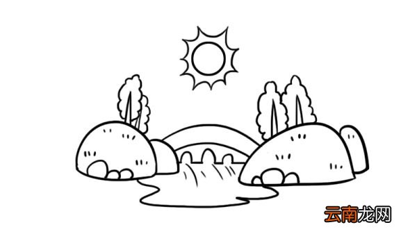 夏天风景简笔画 夏天风景怎么画