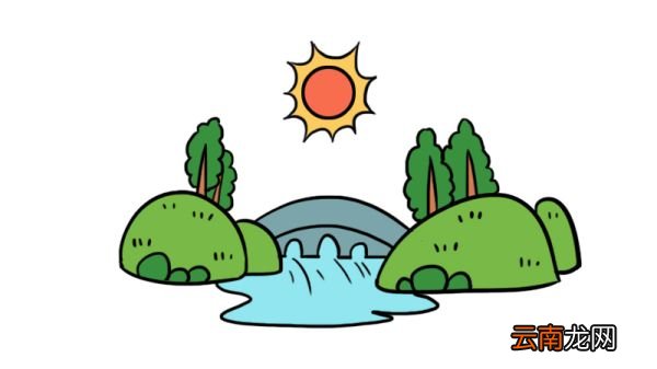夏天风景简笔画 夏天风景怎么画