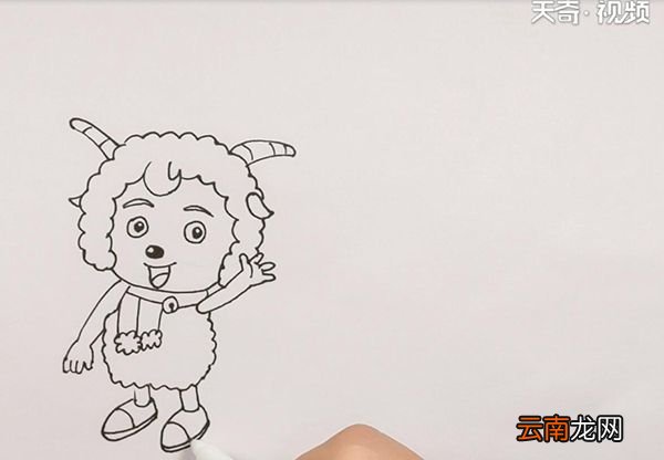 喜洋洋简笔画