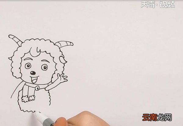 喜洋洋简笔画