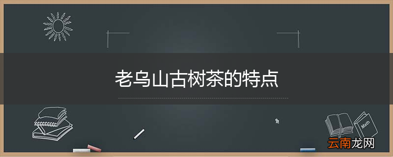老乌山古树茶的特点