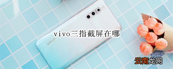 vivo三指截屏在哪