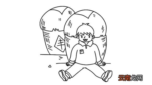 秋收简笔画 秋收简笔画步骤
