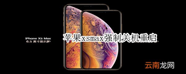 苹果xsmax强制关机重启