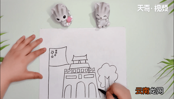 祖国我想对你说简笔画 祖国我想对你说画报