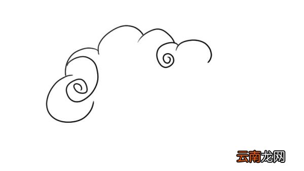 云纹简笔画怎么画云纹简笔画画法