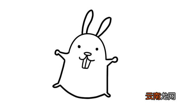 小白兔图片卡通简笔画