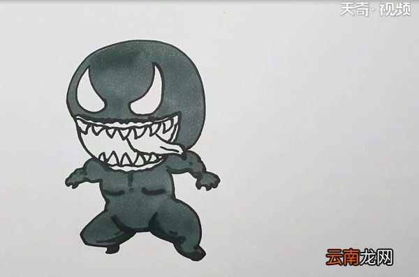 毒液简笔画