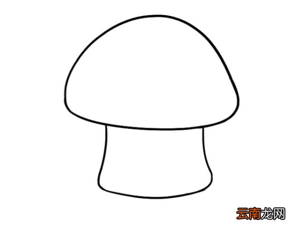 蘑菇房子简笔画 蘑菇房子简笔画画法