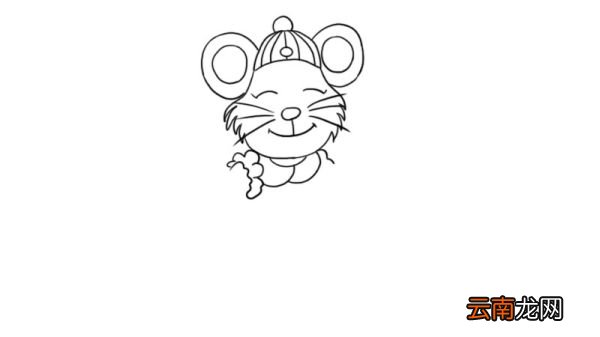 可爱老鼠简笔画