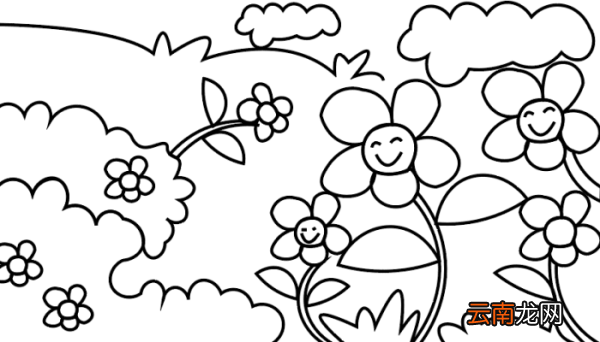 花丛简笔画 花丛简笔画怎么画