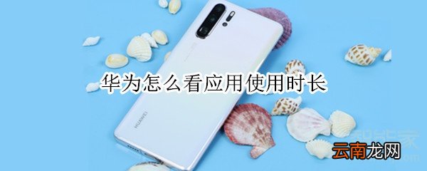 华为怎么看应用使用时长