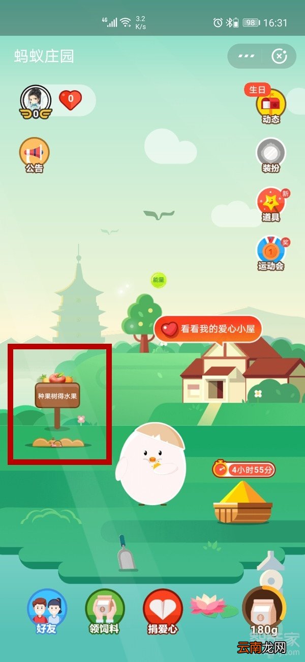 支付宝里面的芭芭农场怎么开通