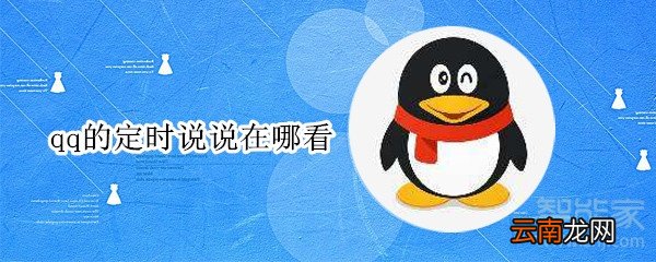 qq的定时说说在哪看